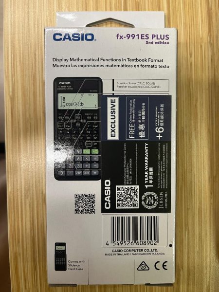 Calculator Model:Fx-991 ES Plus (Recommended) ** (For New Student Only)