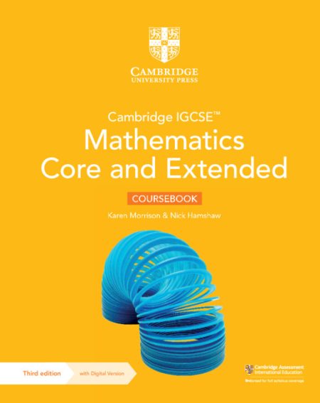 Cambridge IGCSE™ Mathematics Core and Extended Coursebook with Digital Version (2 Years' Access) (Optional)