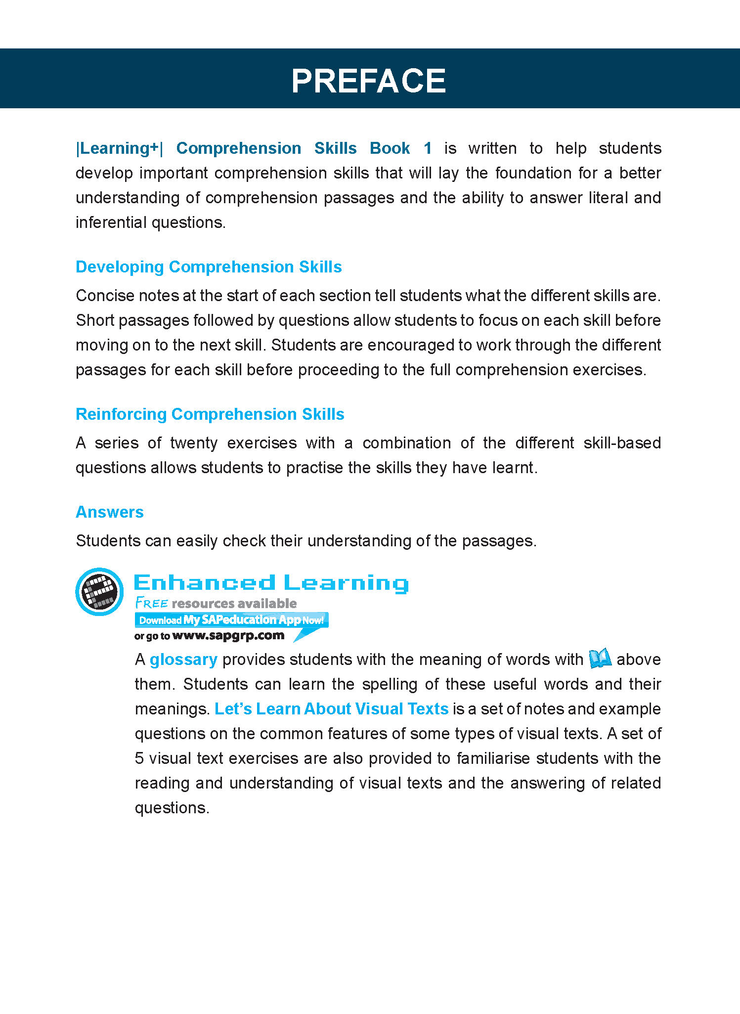 Learning+ English Comprehension Skills Book 1 - Image 3