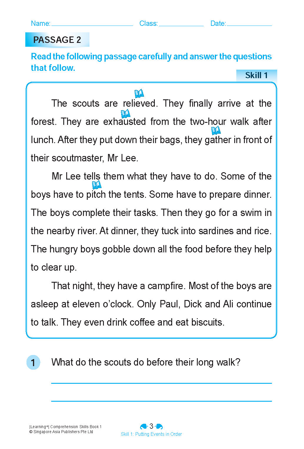 Learning+ English Comprehension Skills Book 1 - Image 8