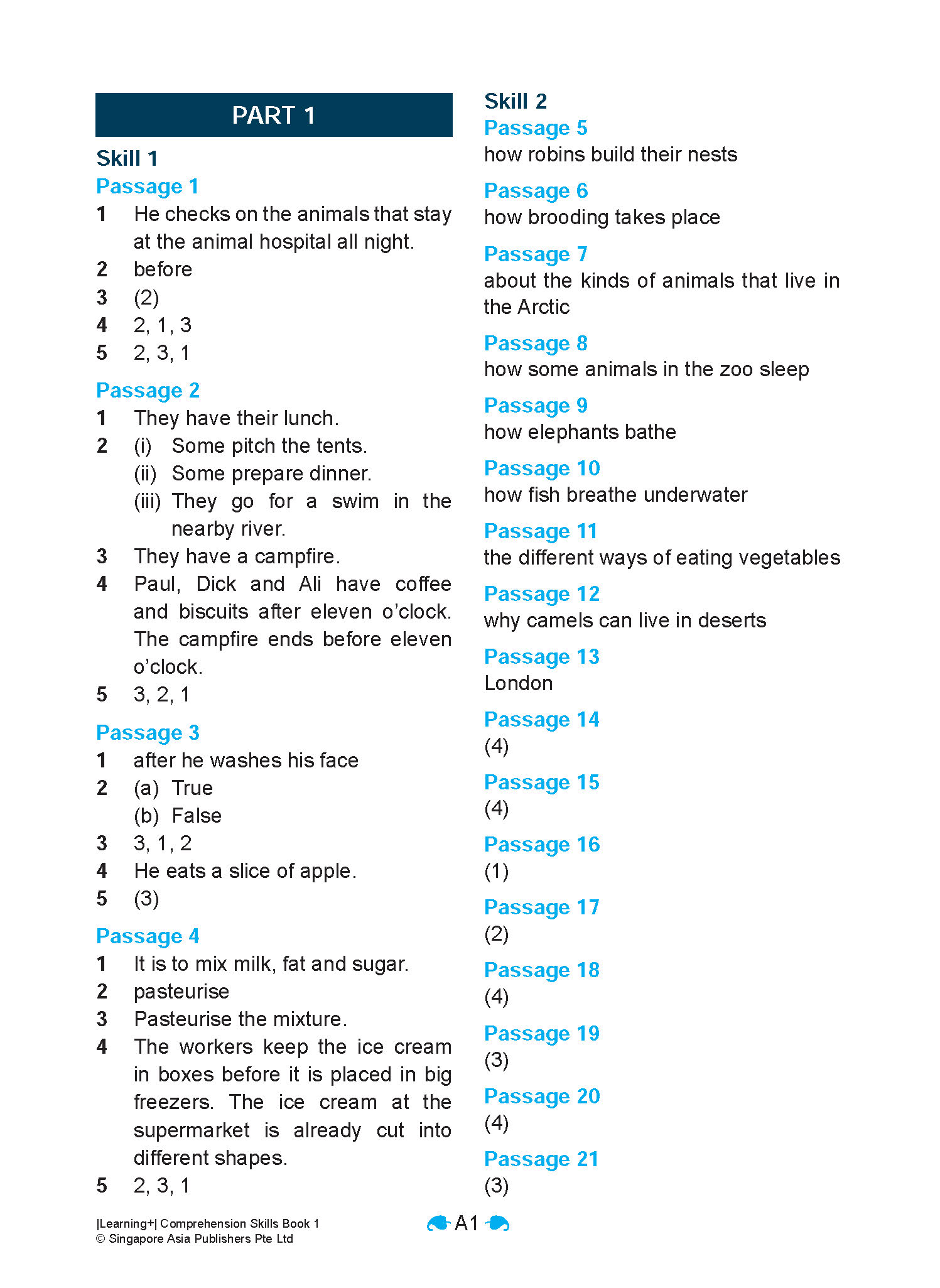 Learning+ English Comprehension Skills Book 1 - Image 10