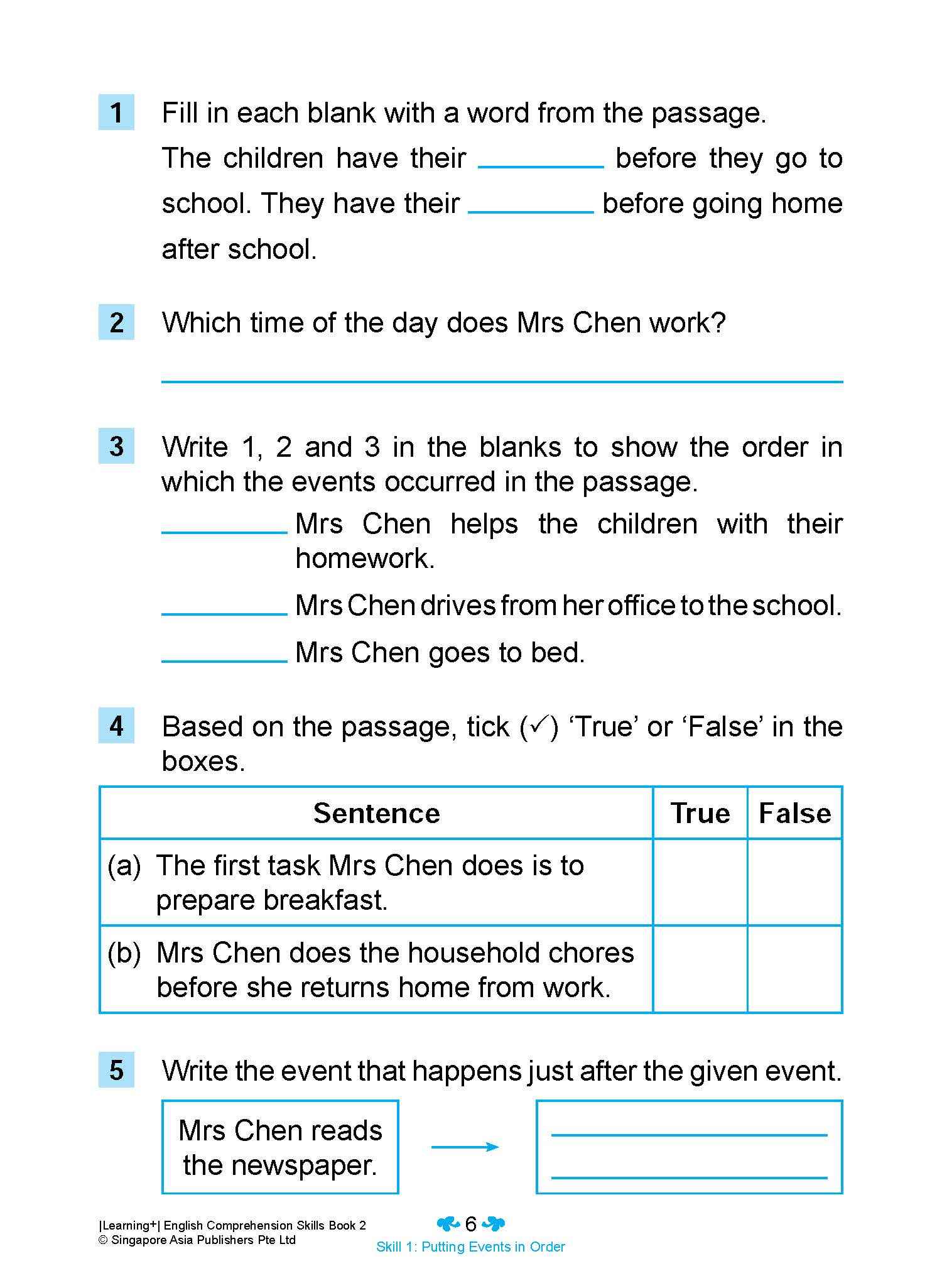 Learning+ English Comprehension Skills Book 2 - Image 11