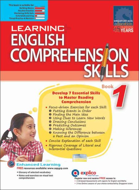 Learning+ English Comprehension Skills Book 1