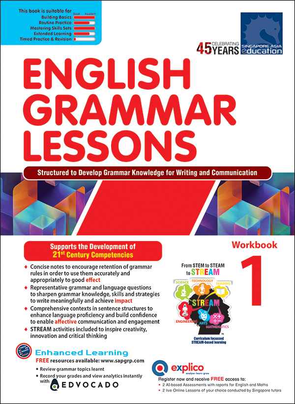 English Grammar Lessons Workbook 1