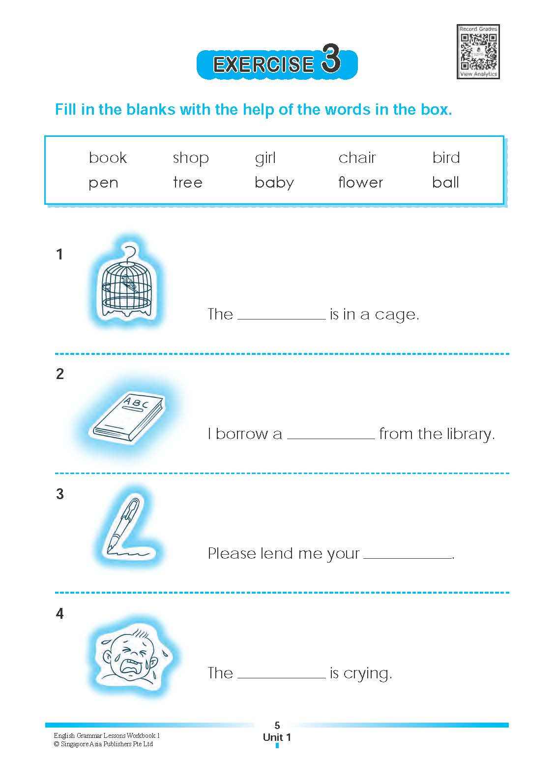 English Grammar Lessons Workbook 1 - Image 3