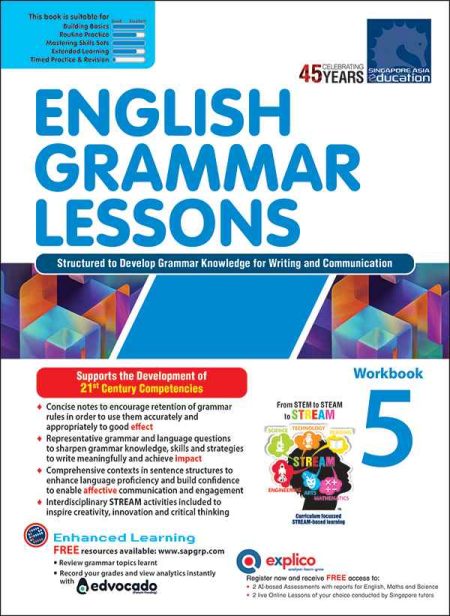 English Grammar Lessons Workbook 5