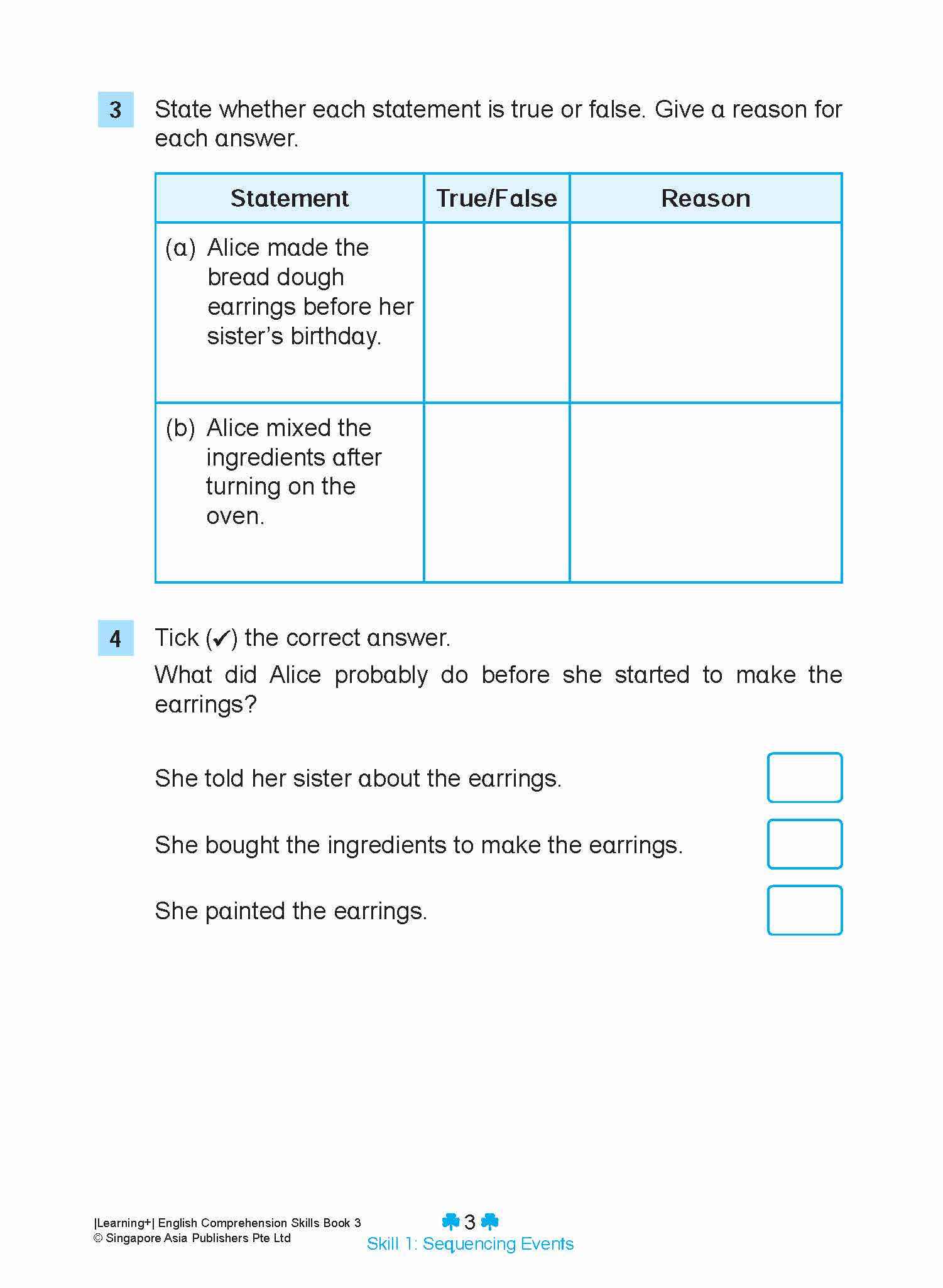 Learning+ English Comprehension Skills Book 3 - Image 7