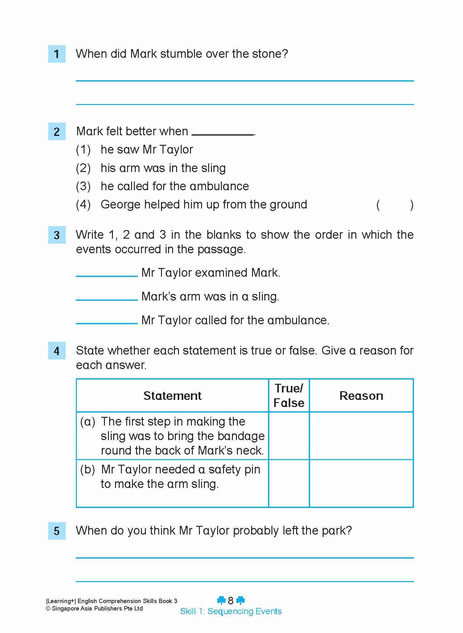 Learning+ English Comprehension Skills Book 3 - Image 12