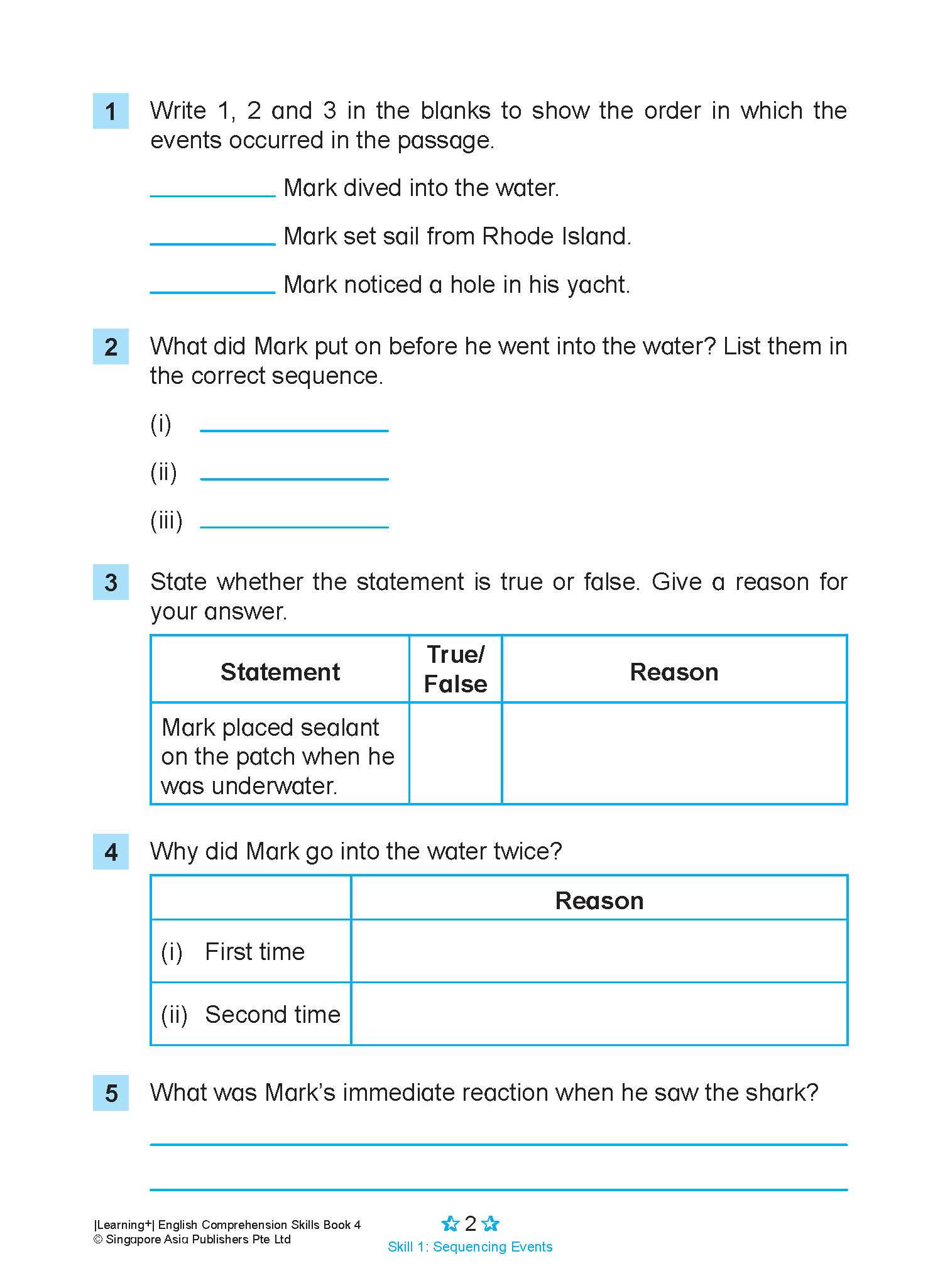 Learning+ English Comprehension Skills Book 4 - Image 6