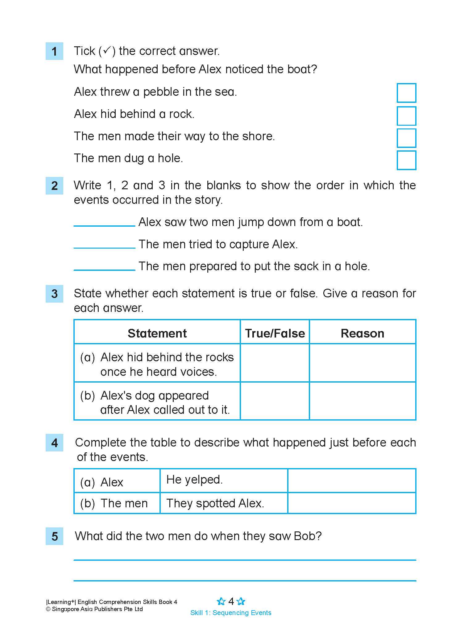 Learning+ English Comprehension Skills Book 4 - Image 8