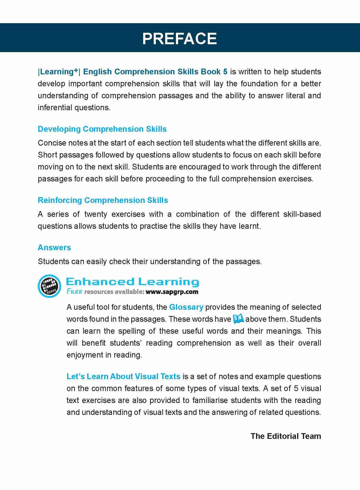 Learning+ English Comprehension Skills Book 5 - Image 2