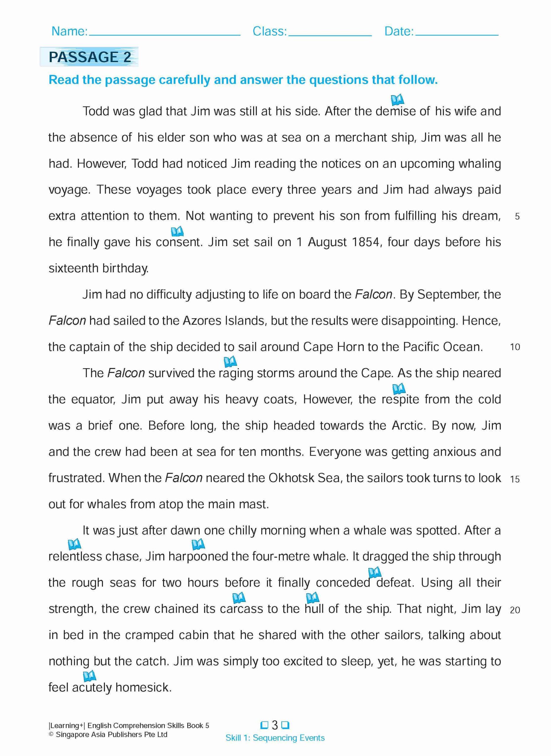 Learning+ English Comprehension Skills Book 5 - Image 7