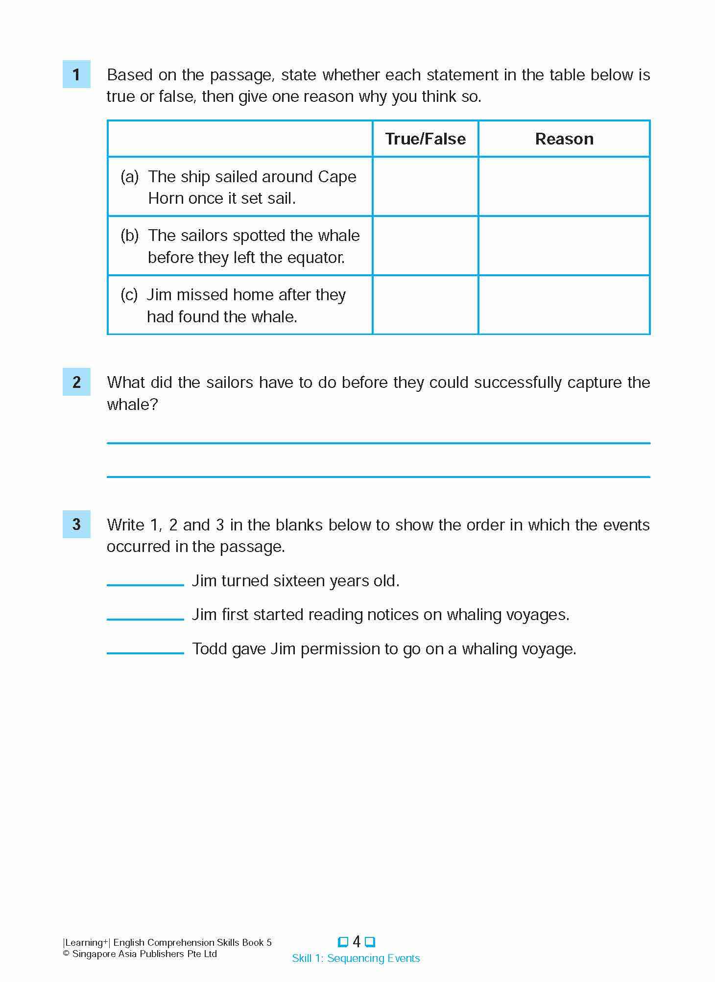 Learning+ English Comprehension Skills Book 5 - Image 8