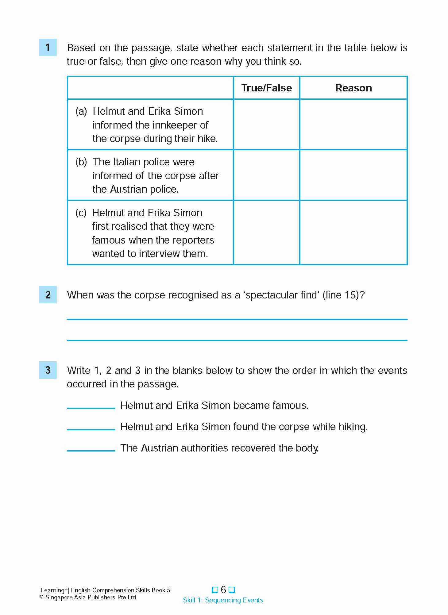 Learning+ English Comprehension Skills Book 5 - Image 10