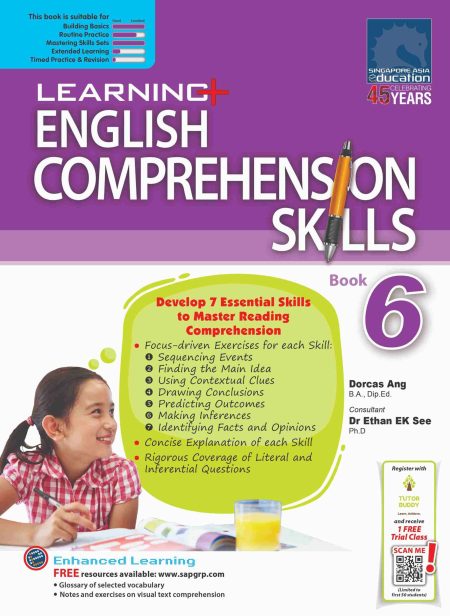 Learning+ English Comprehension Skills Book 6