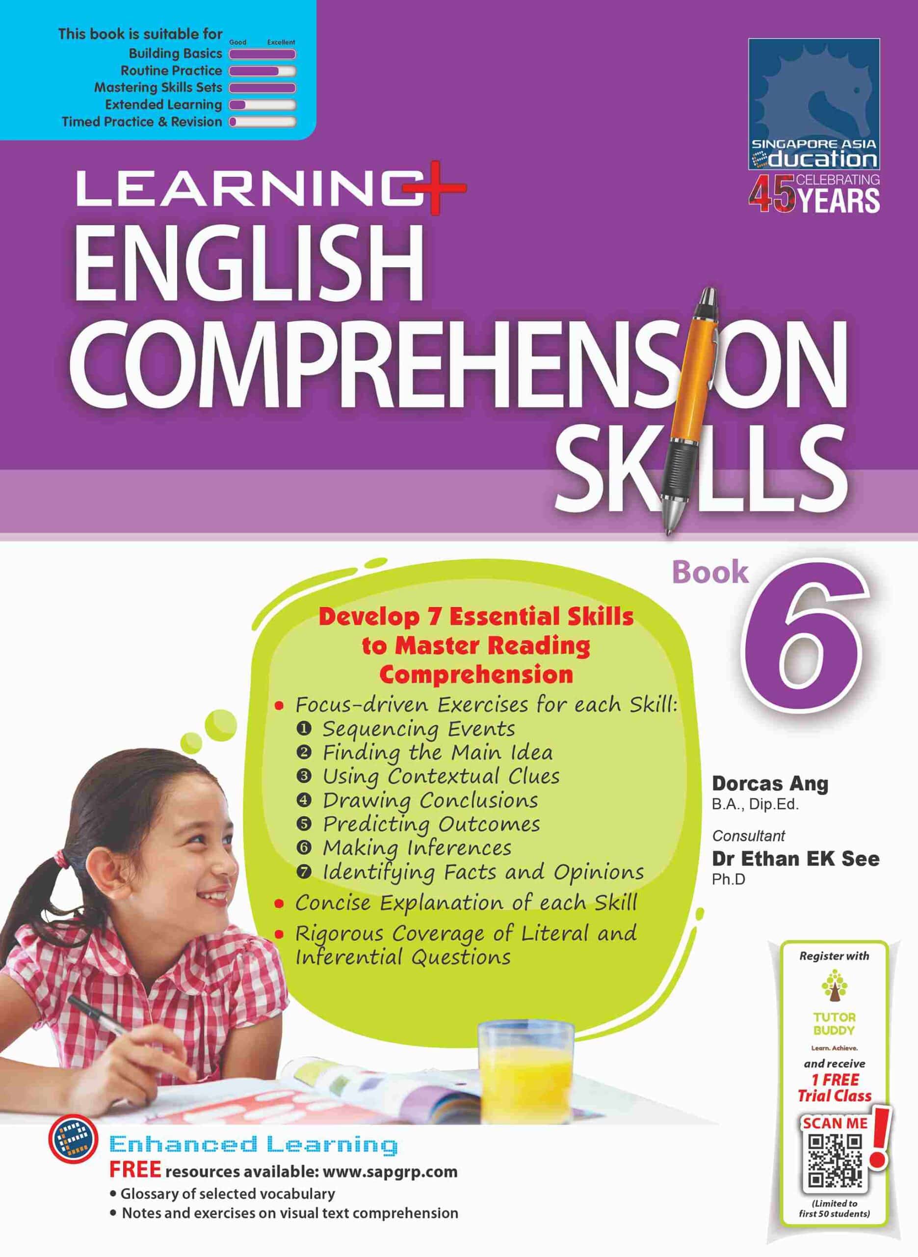 Learning+ English Comprehension Skills Book 6