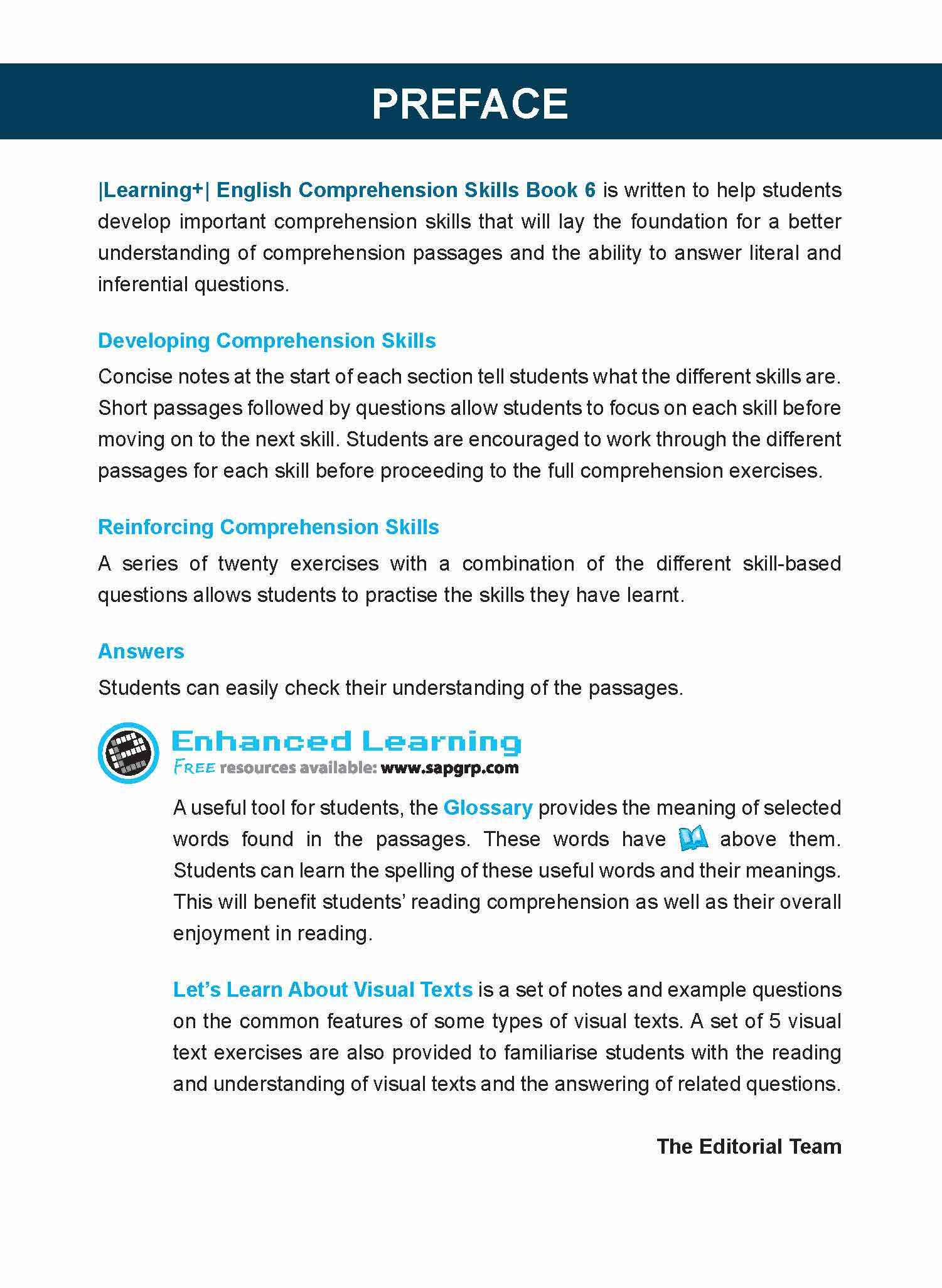 Learning+ English Comprehension Skills Book 6 - Image 2