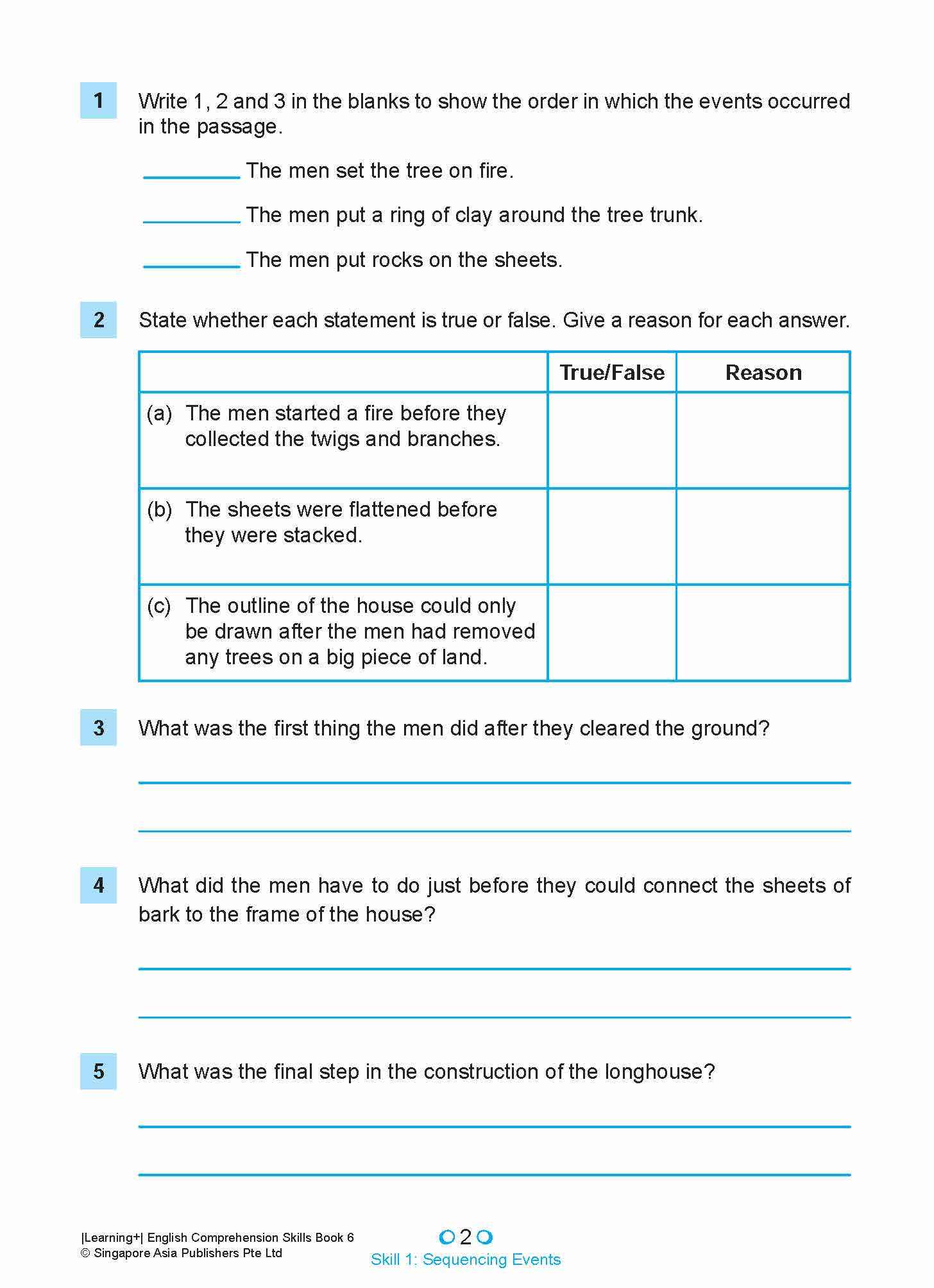 Learning+ English Comprehension Skills Book 6 - Image 6