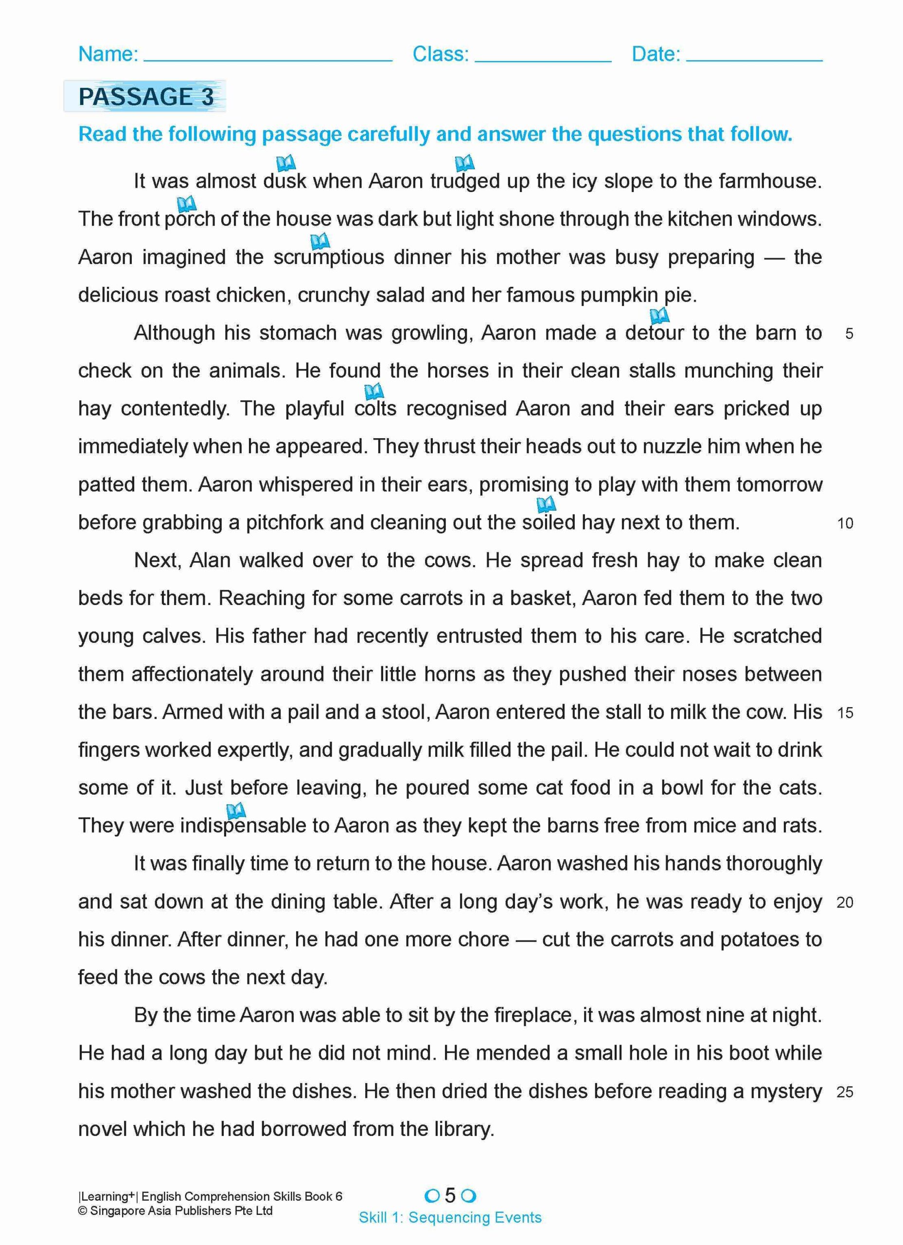 Learning+ English Comprehension Skills Book 6 - Image 9