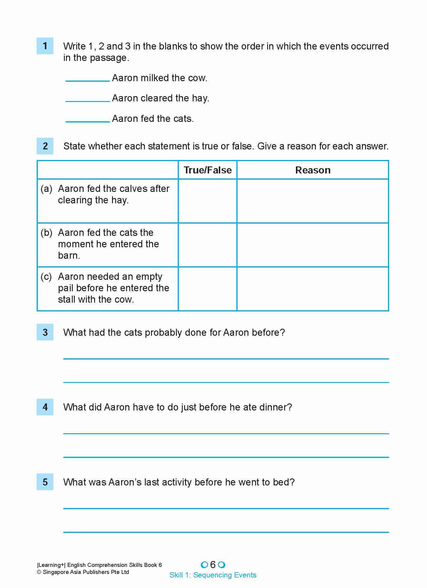 Learning+ English Comprehension Skills Book 6 - Image 10