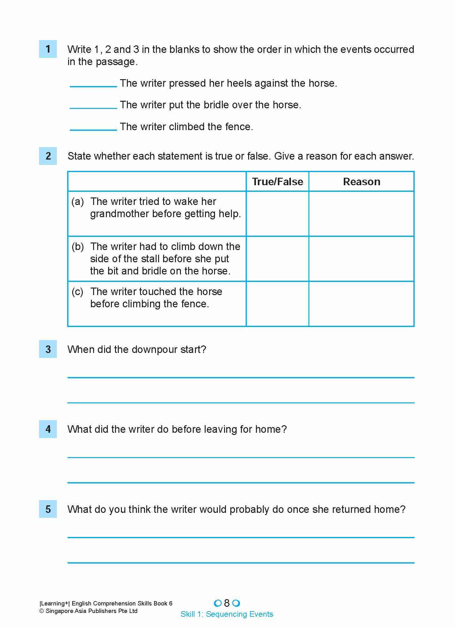 Learning+ English Comprehension Skills Book 6 - Image 12