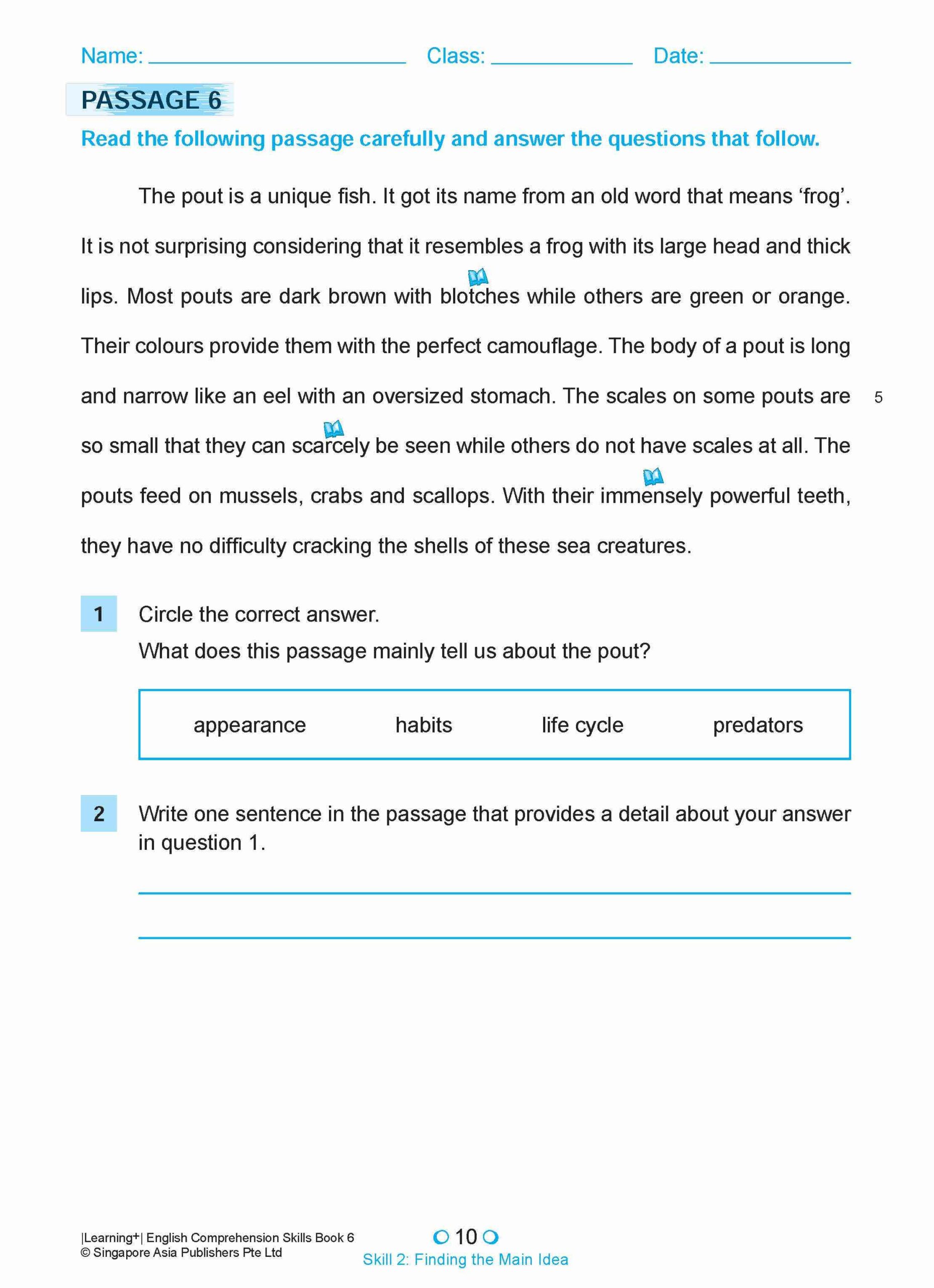 Learning+ English Comprehension Skills Book 6 - Image 14