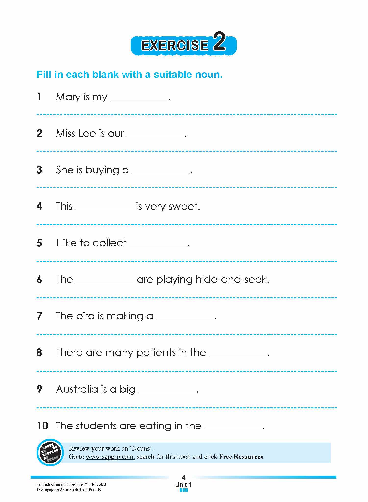 English Grammar Lessons Workbook 3 - Image 11