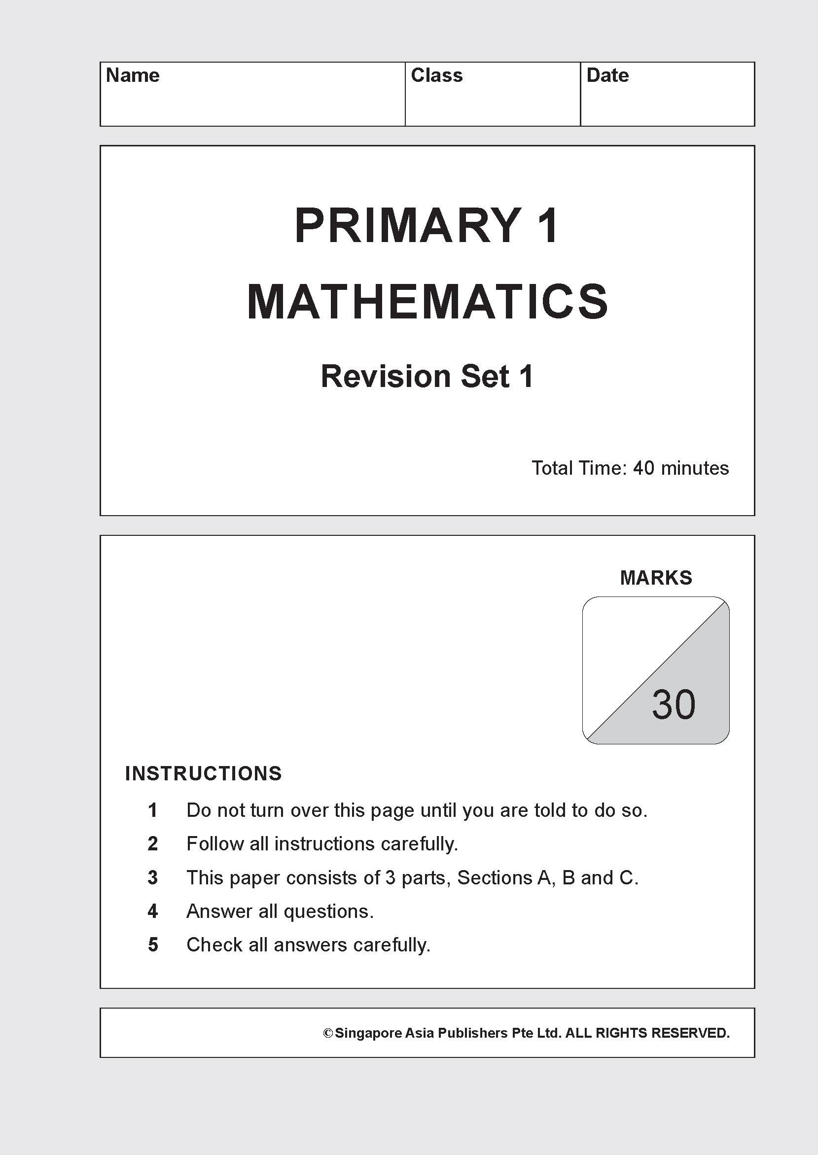 Learning+ Mathematics Revision Success Primary 1 - Image 4