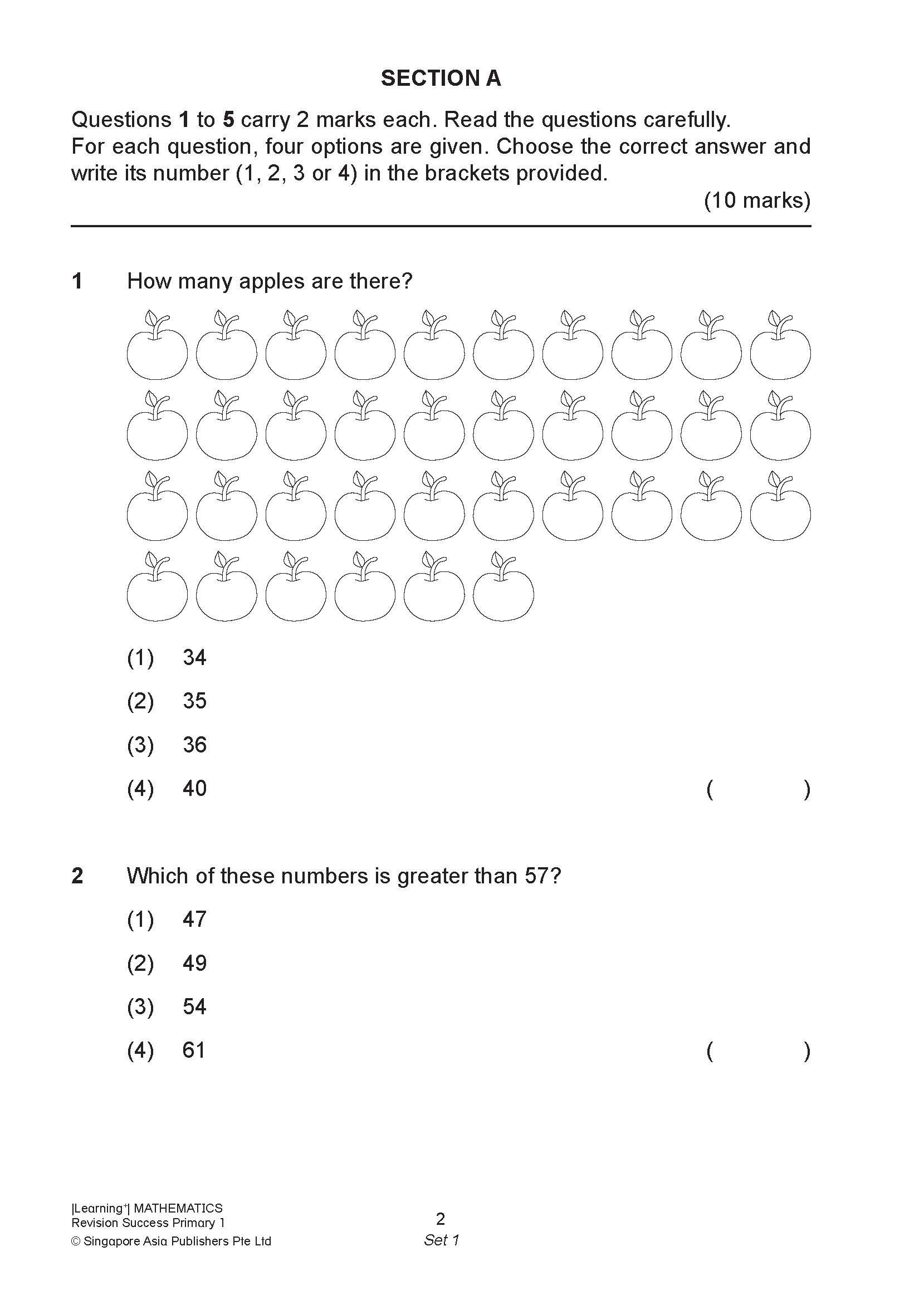 Learning+ Mathematics Revision Success Primary 1 - Image 5