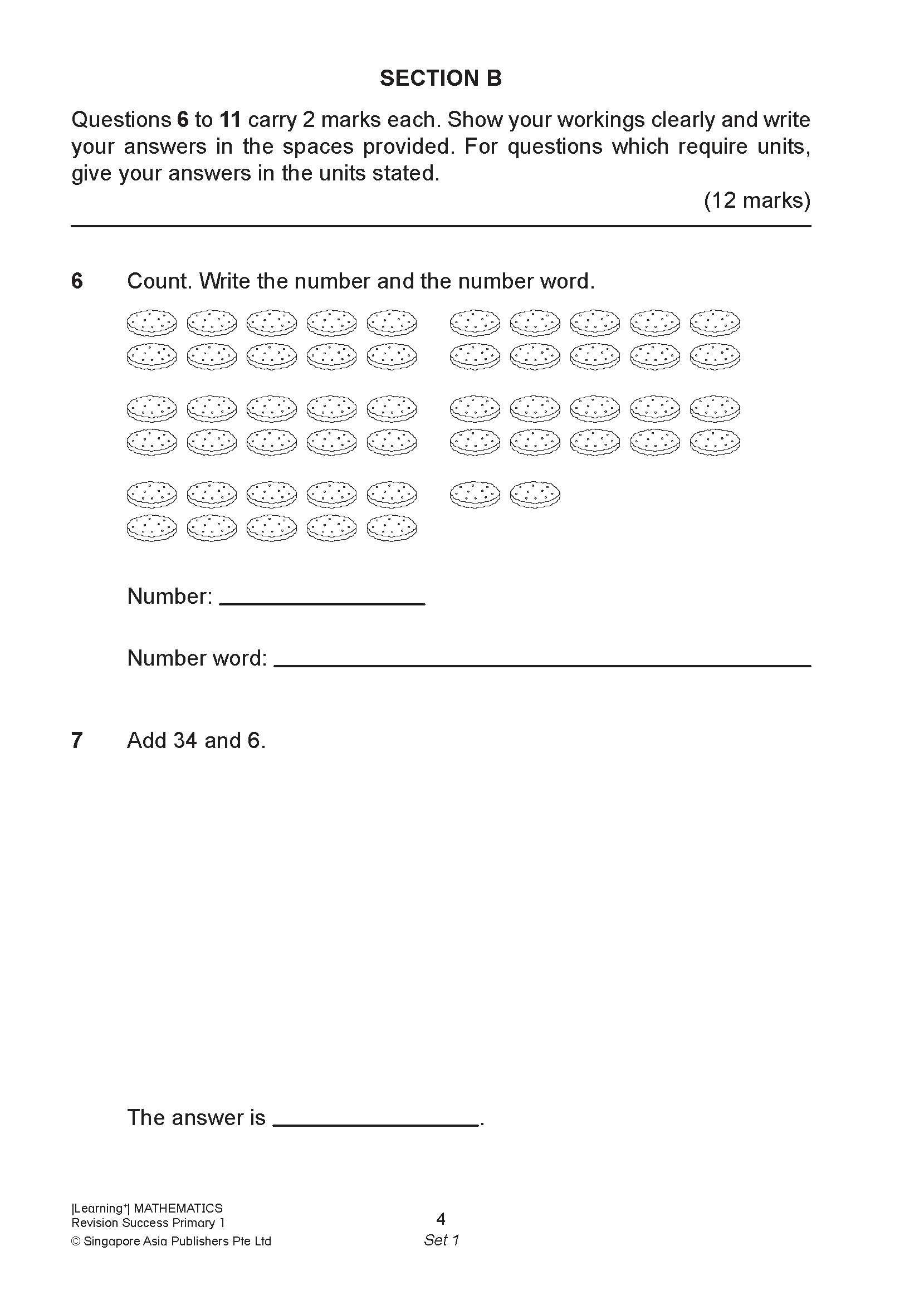 Learning+ Mathematics Revision Success Primary 1 - Image 7