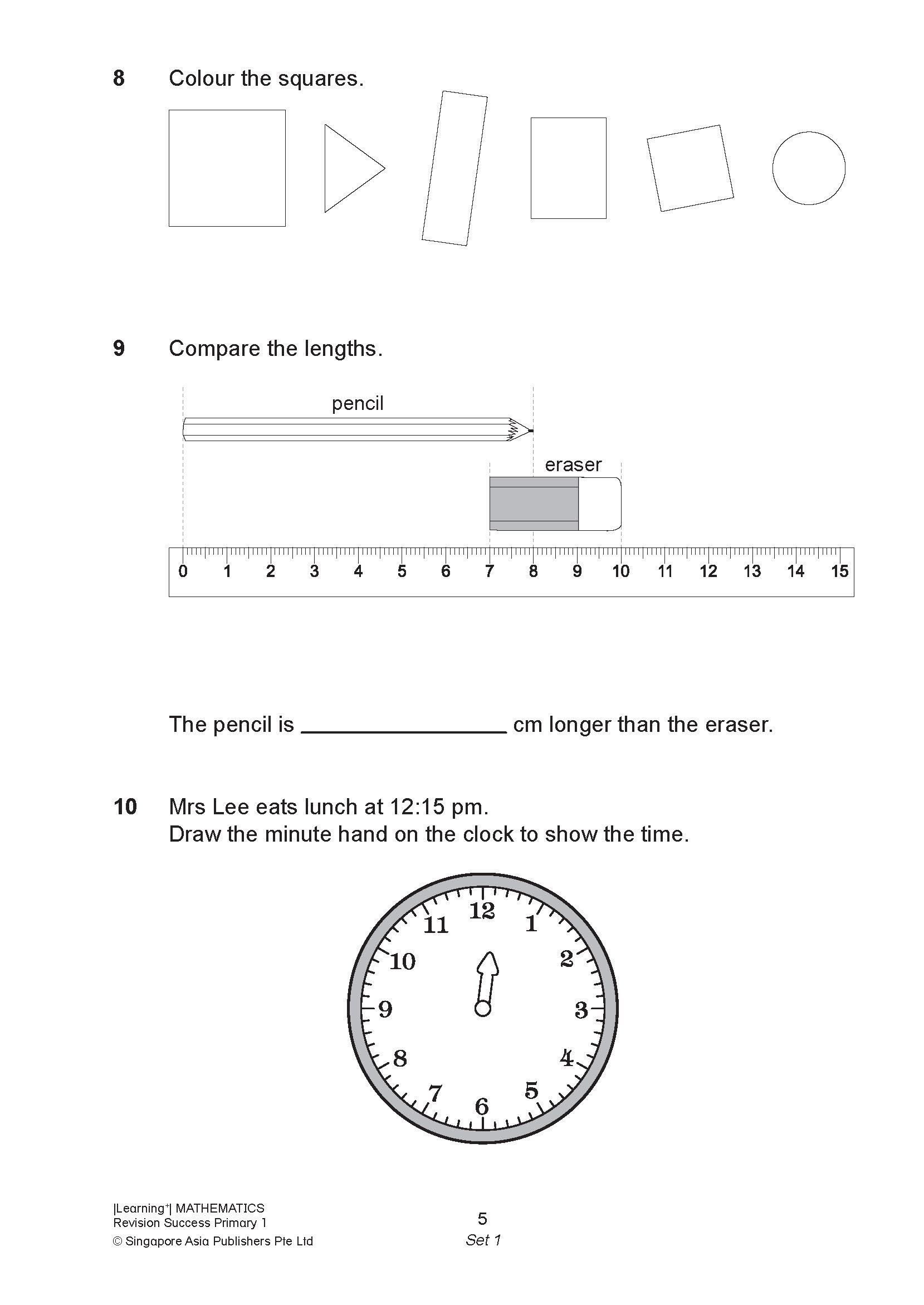 Learning+ Mathematics Revision Success Primary 1 - Image 8