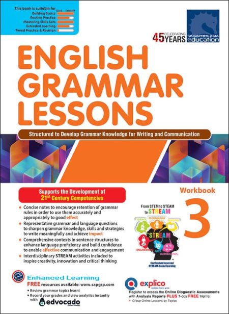 English Grammar Lessons Workbook 3