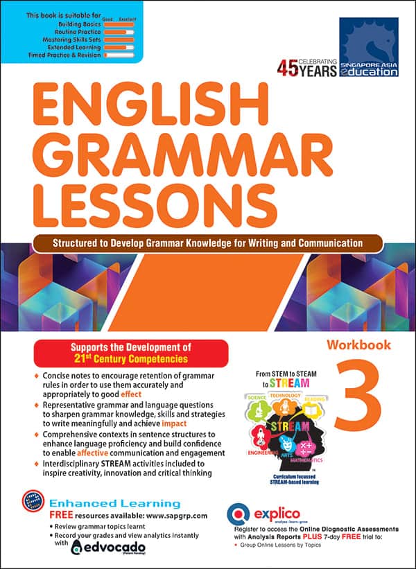 English Grammar Lessons Workbook 3